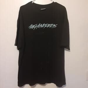 The Hundreds T Shirt Men 2XL Black Short Sleeve Spellout Tee Y2K Streetwear READ
